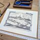 Printed in 1970, engraving from Thionville, Moselle.