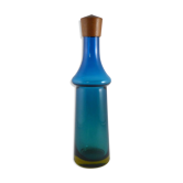 Bouteille scandinave Tropico de Göran Wärff, Pukeberg Glasbruk, des années 60