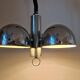 Midcentury Chrome Space Age Chandelier/Pendant Hillebrand, Germany, 1970s