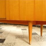 Sideboard in cherrywood with sliding doors from Wilhelm Renz, Germany 1960s