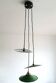 Trio pendant lights in enamelled industrial sheet metal