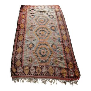 Tapis kilim ancien 2.5x 1.5