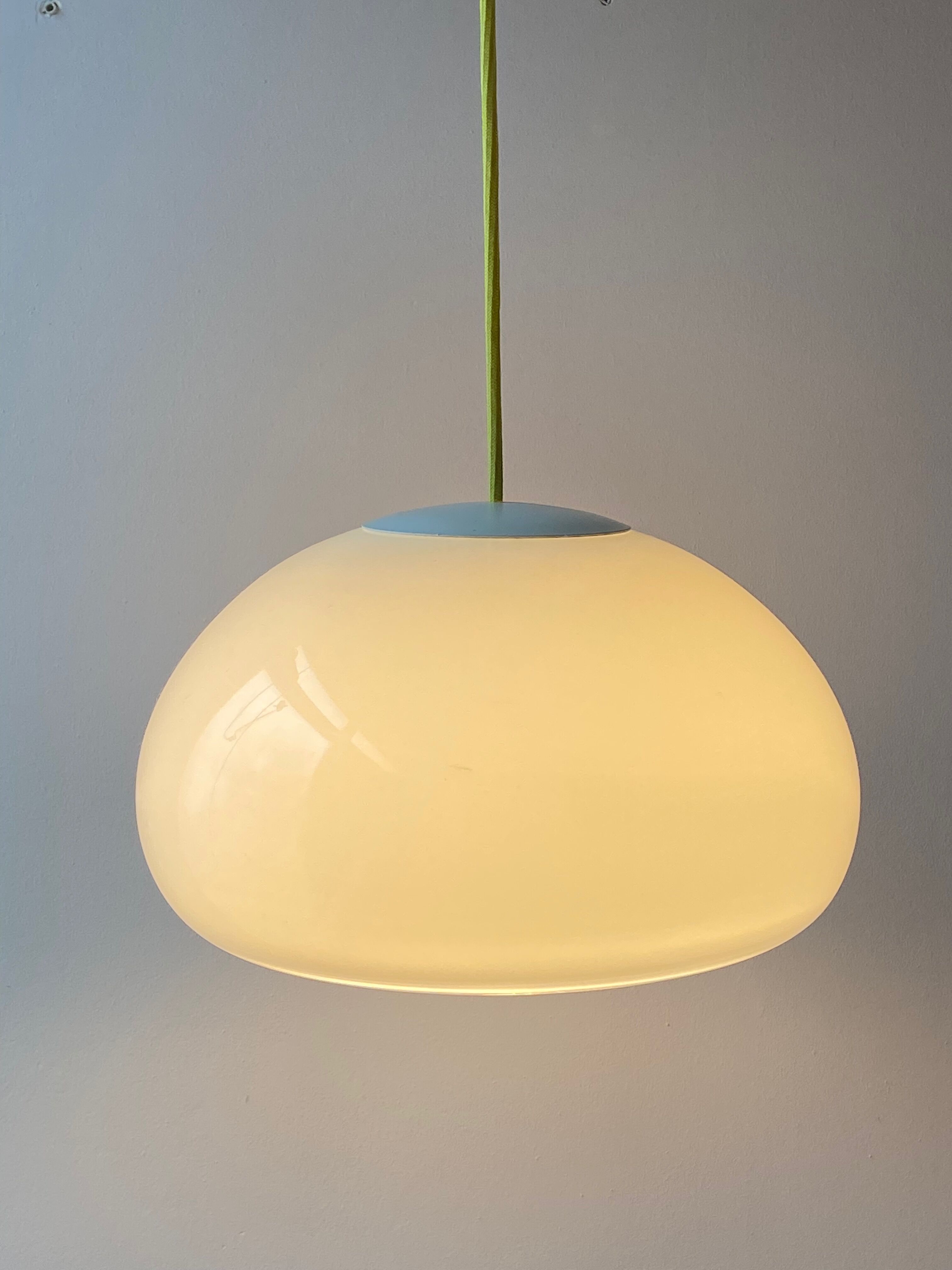 Suspension Holmegaard en verre Sunset par Per Lütken, 1980