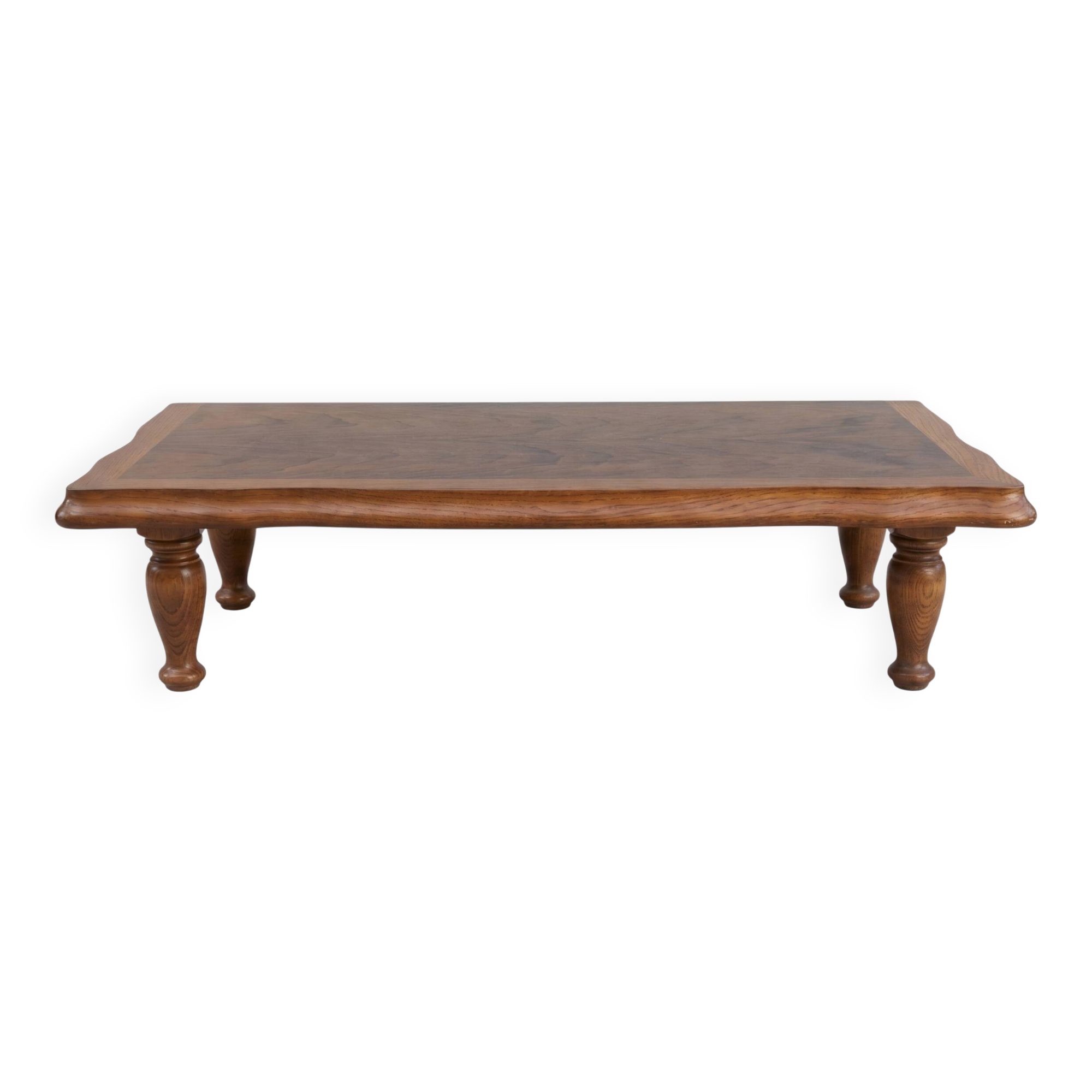 Table basse en bois massif 4 pieds
