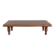 Table basse en bois massif 4 pieds