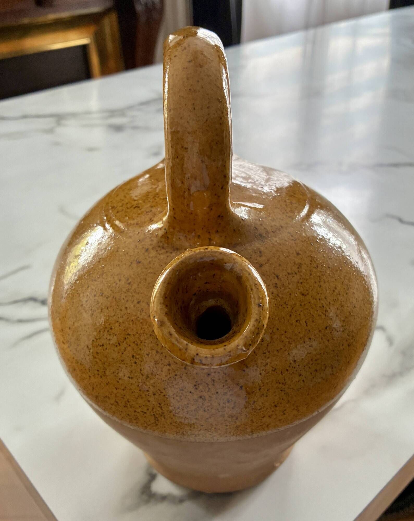 Pichet cruche gargoulette terre cuite ancienne