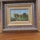 Vintage canvas painting