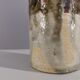 Enamelled sandstone vase signed by the artist 1960