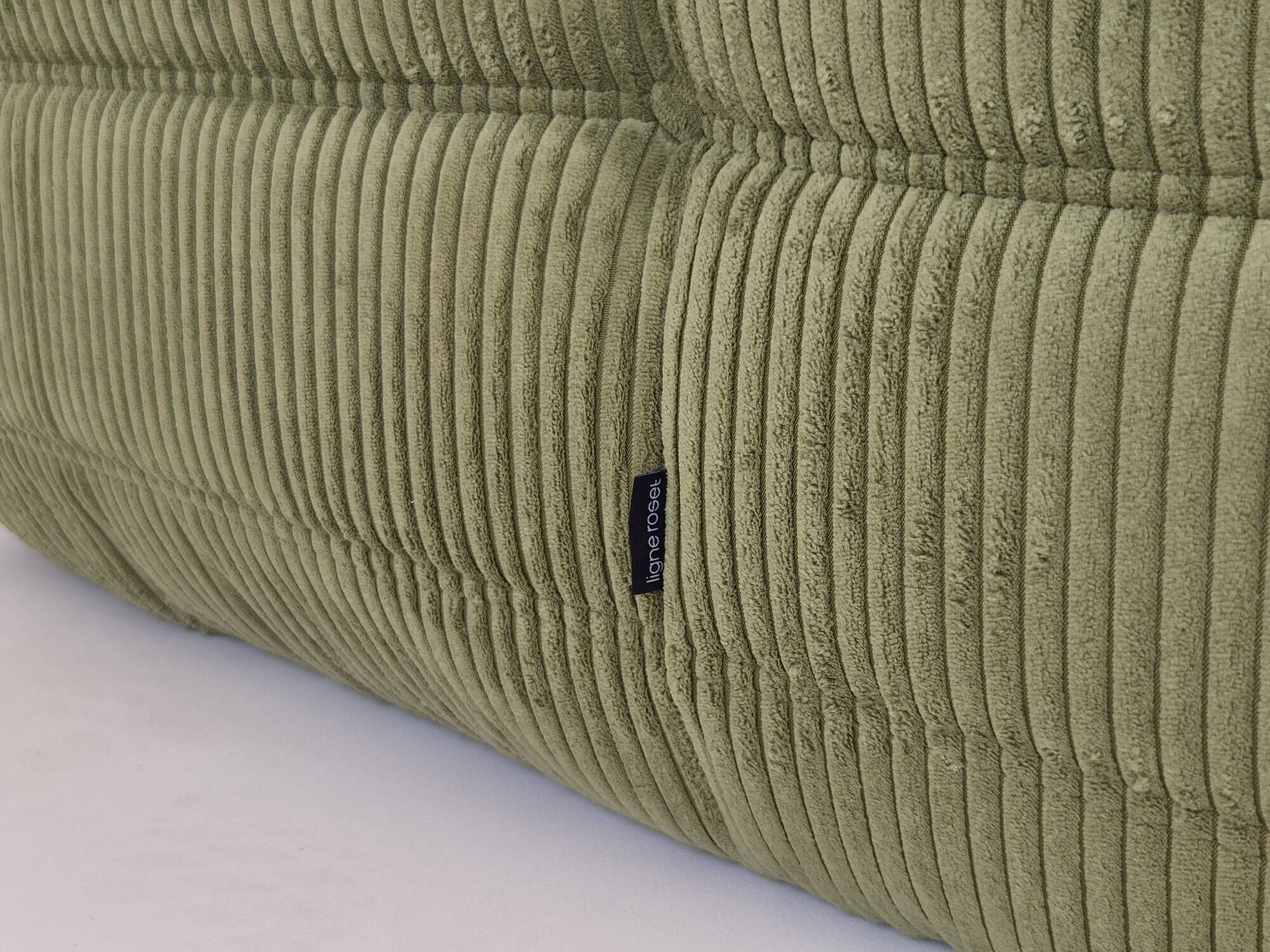 Michel Ducaroy for Ligne Roset Olive Togo 2-seat Sofa and corner seat, Set of 2