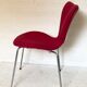 Pink chair 3107 by Arne Jacobsen