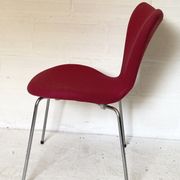 Pink chair 3107 by Arne Jacobsen