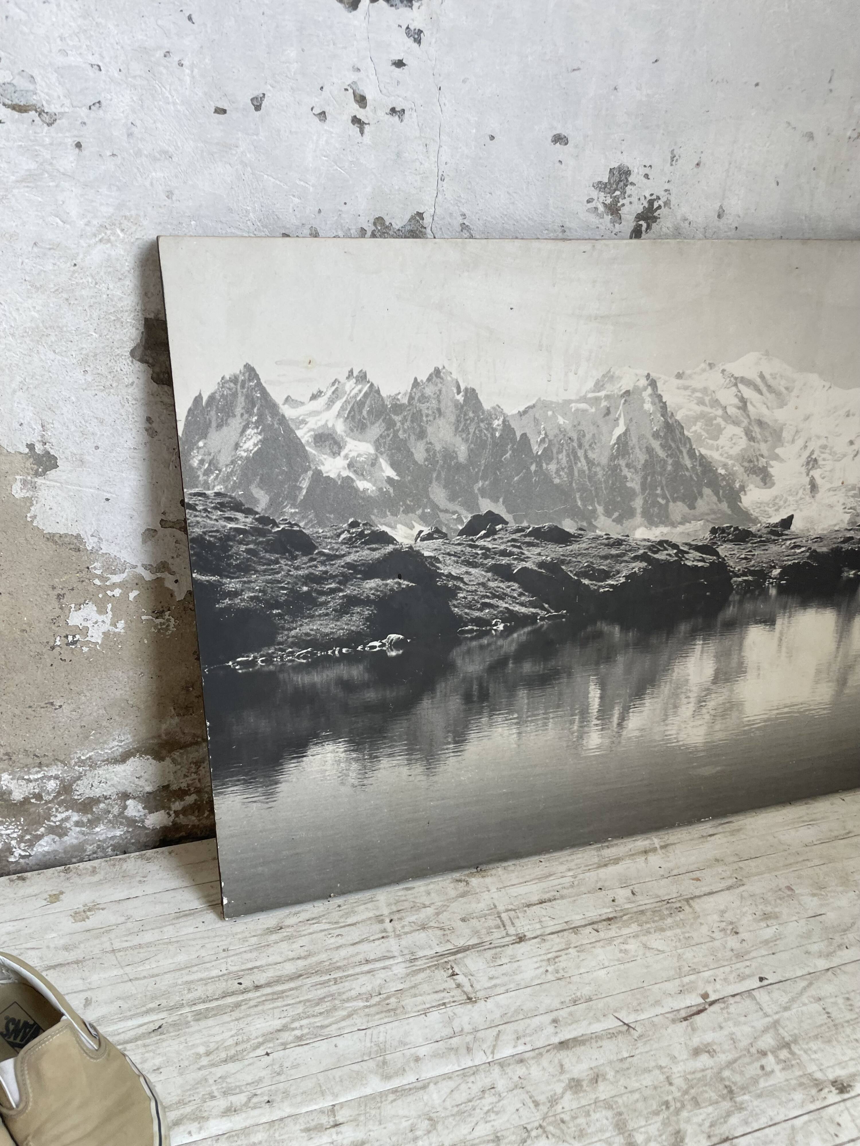 Photo on mountain wood 60s