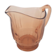 Art Deco pink glass pitcher
