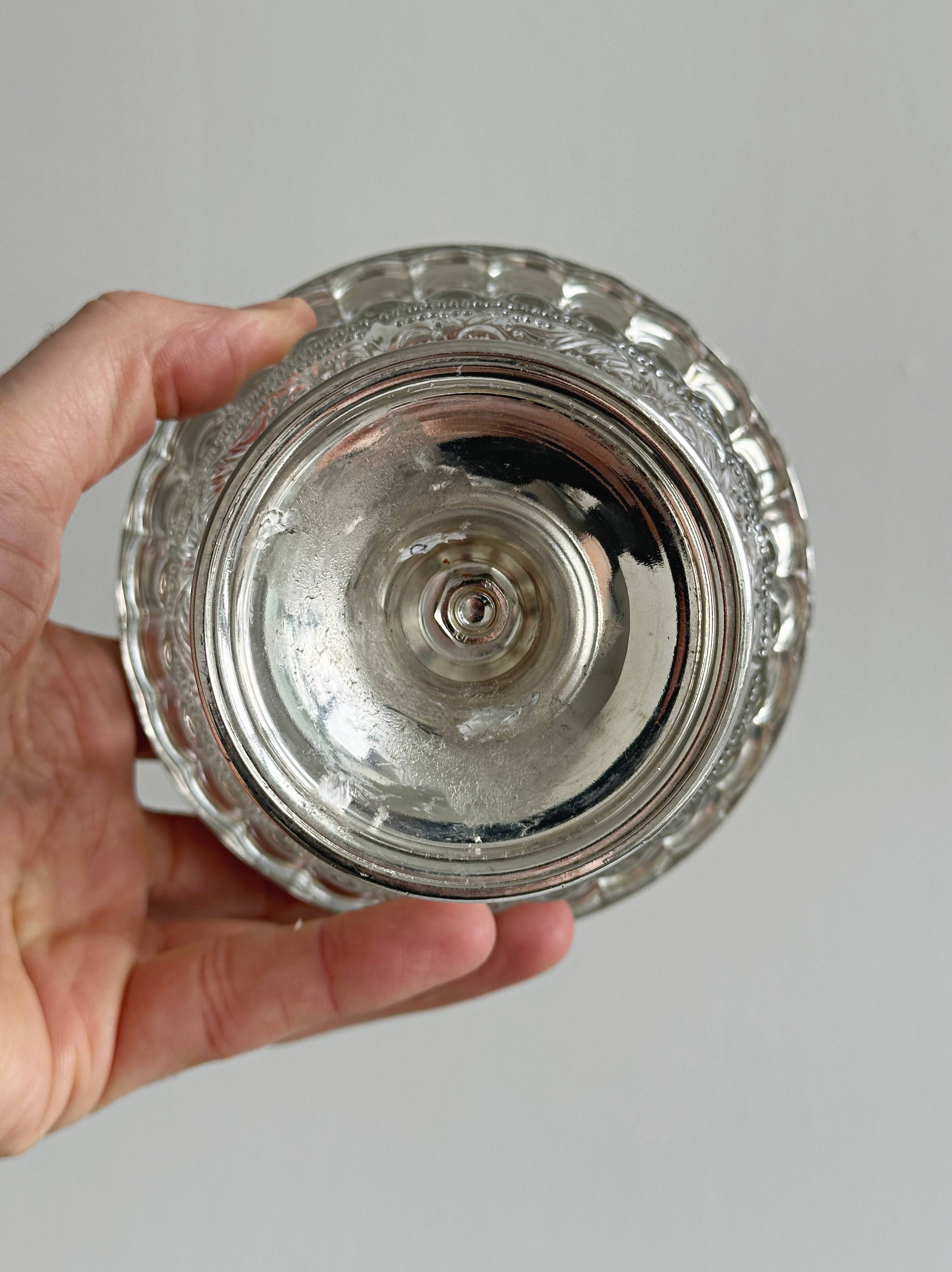 coupe sur pied verre et alu