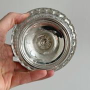 glass and aluminium stand-up cup