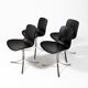 Set of 4 Pk9 chairs, Poul Kjaerholm, 1960s