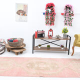 3x13 Distressed Turkish Runner Rug 405x90Cm