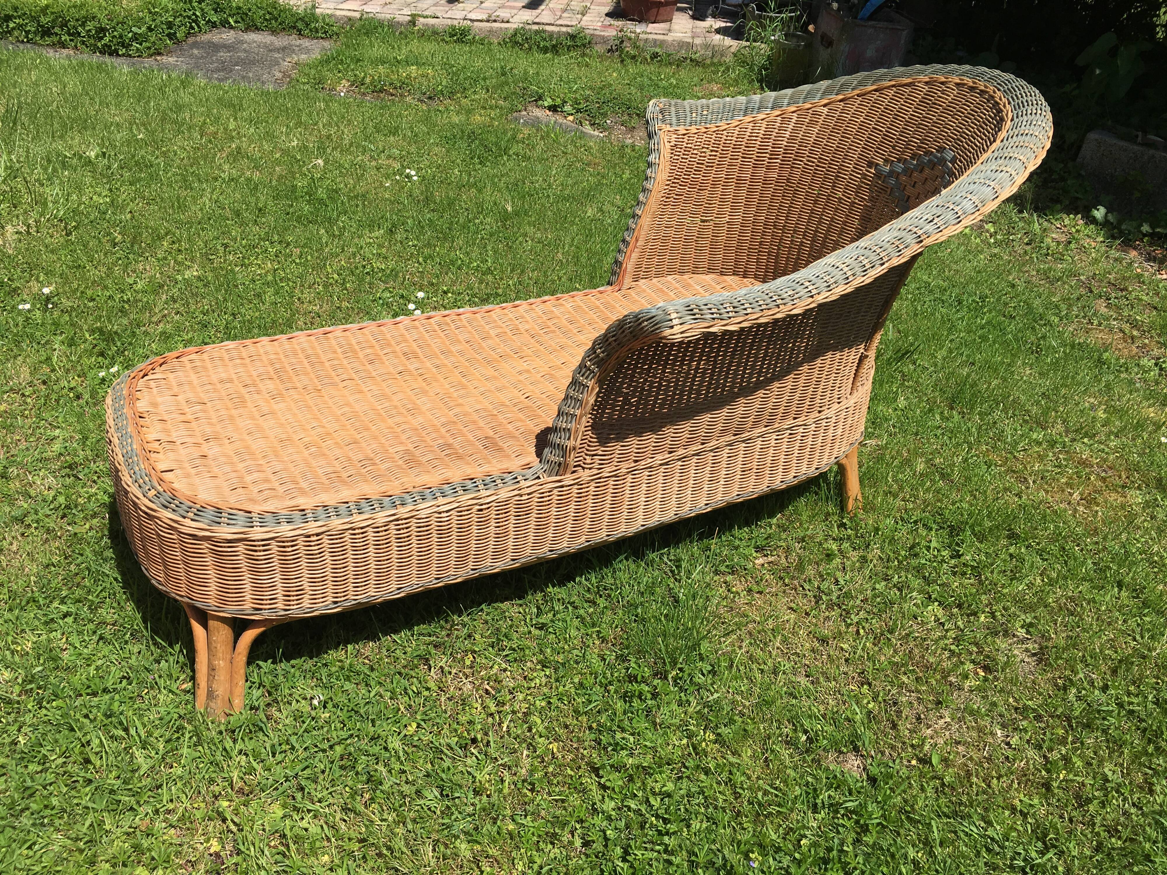 Rattan meridienne