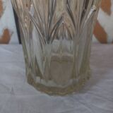 Molded glass vase