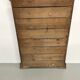 Large antique pediment mirror with parecloses