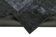 Handmade turkish overdyed 171 cm x 243 cm black patchwork carpet