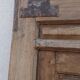 Large old double wooden door