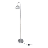 Floor lamp in chromed metal and holophane glass 1970