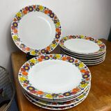 Assiettes plates en porcelaine Bavaria