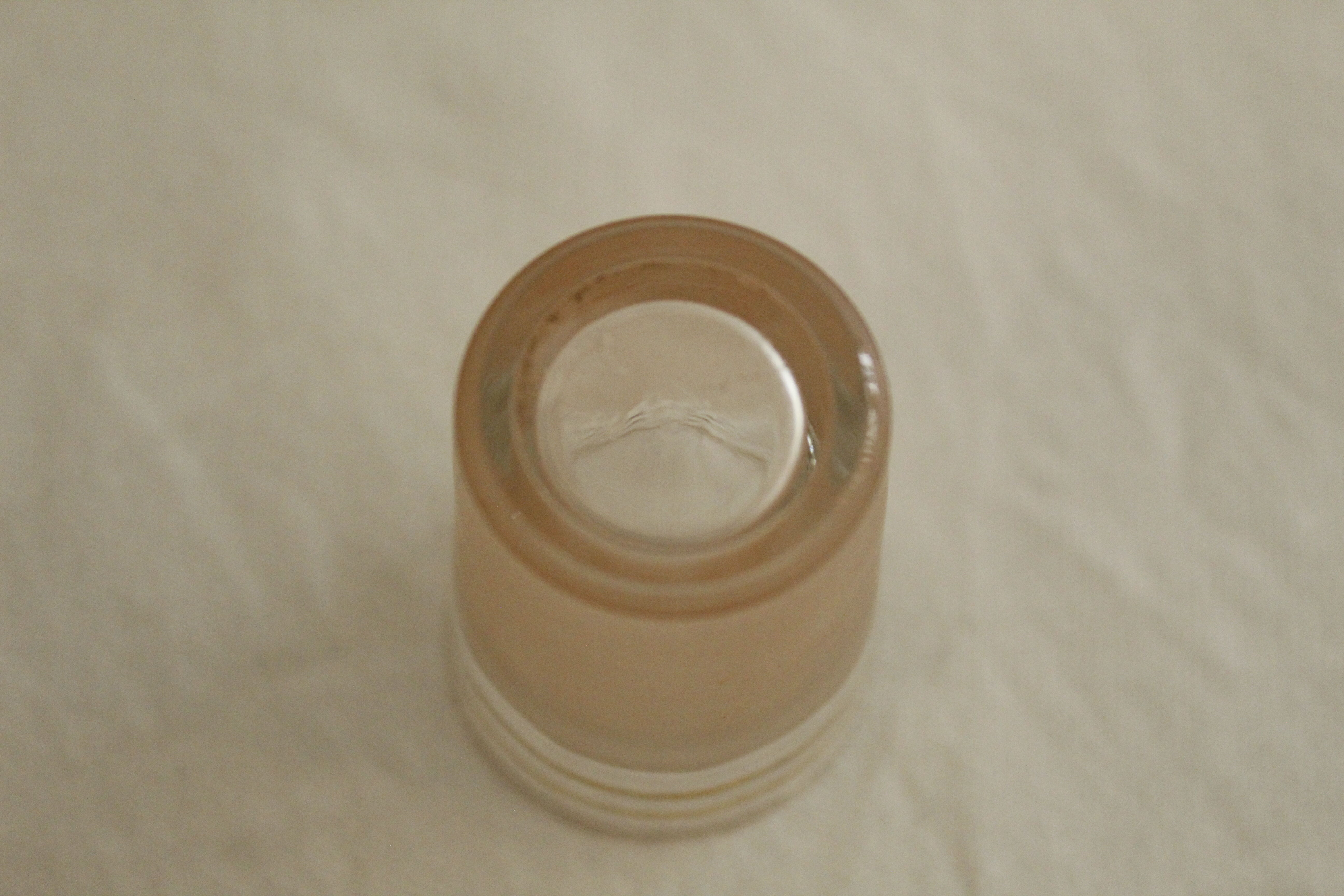 7 pink and gold vintage glass liquor glasses