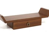 Scandinavian teak wall shelf, Sweden, 1960s