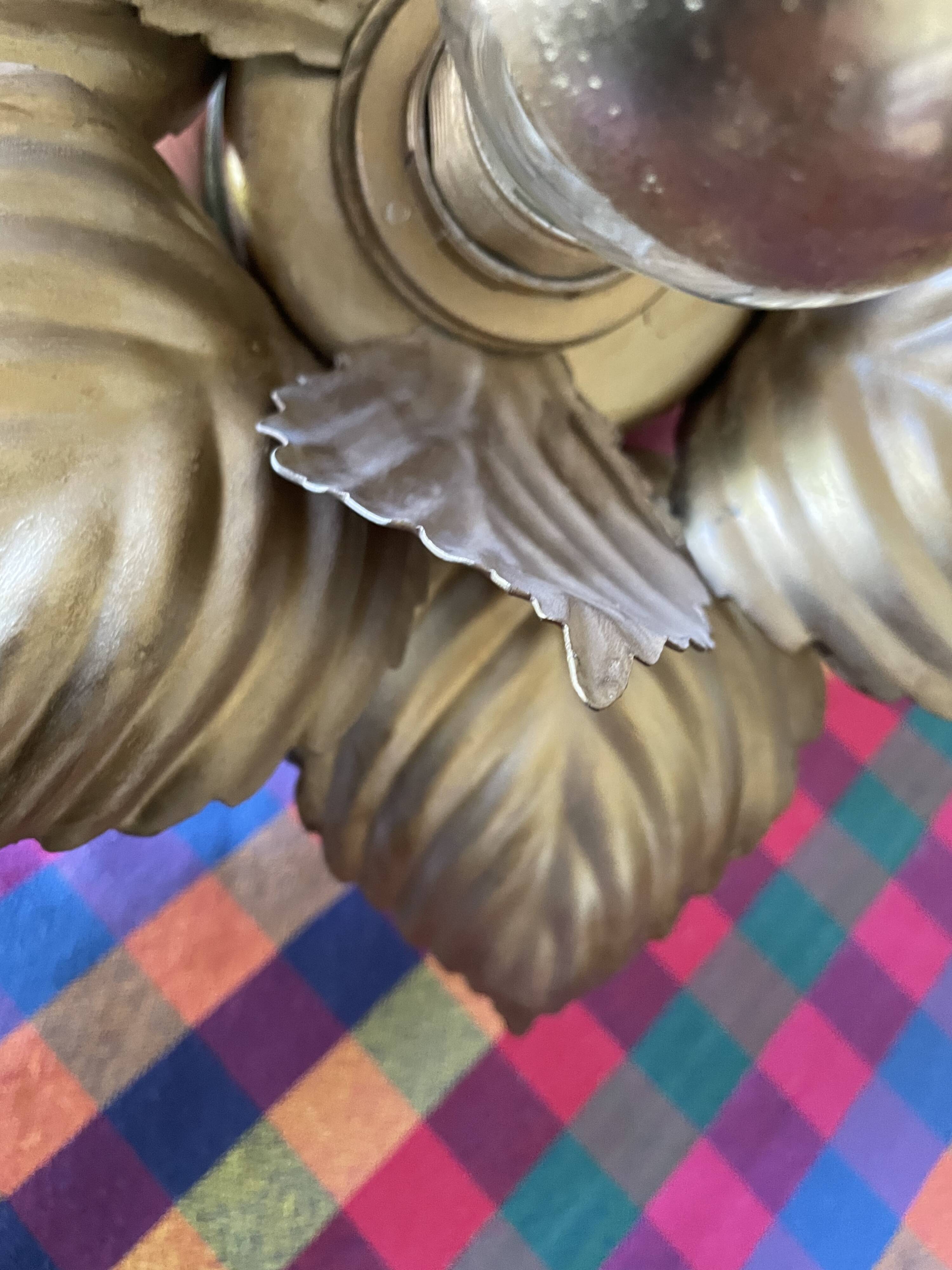 Masca golden flower wall light