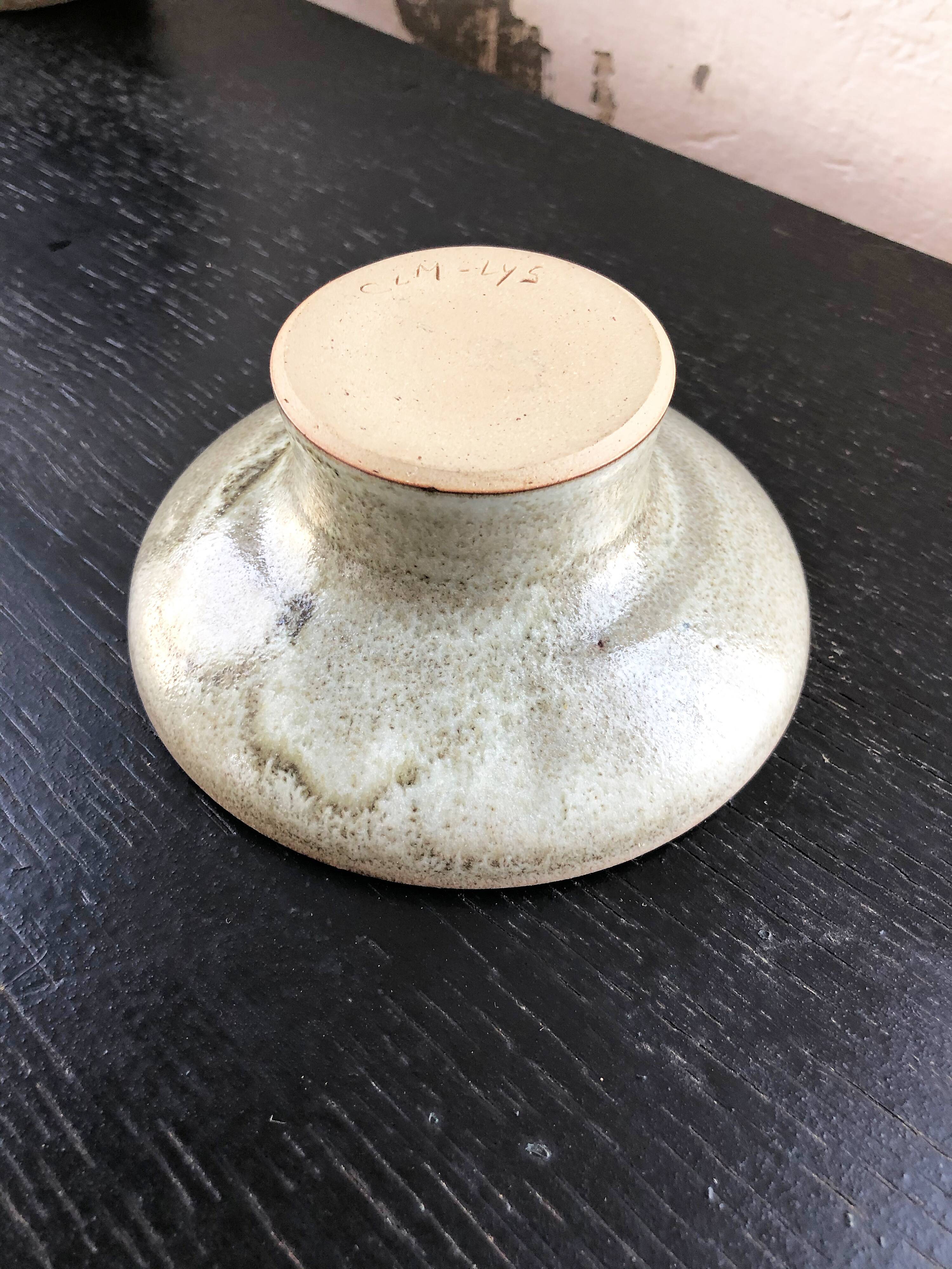Scandinavian ceramic candlestick