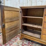 Buffet en enfilade René Gabriel en chêne 1950