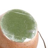 Sandstone ball lamp, raffia day sores, 60s