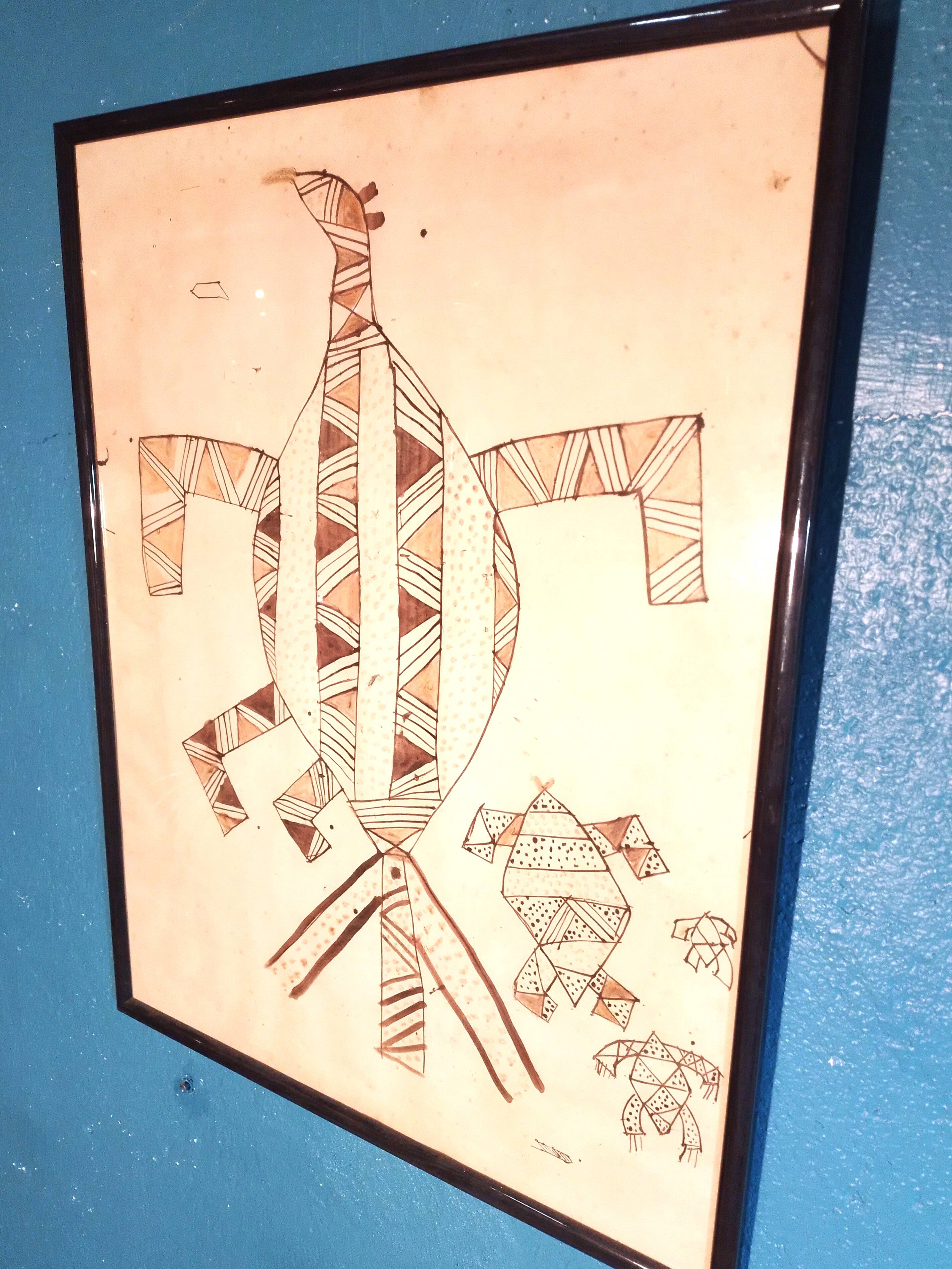 Watercolor Guyana 1950s