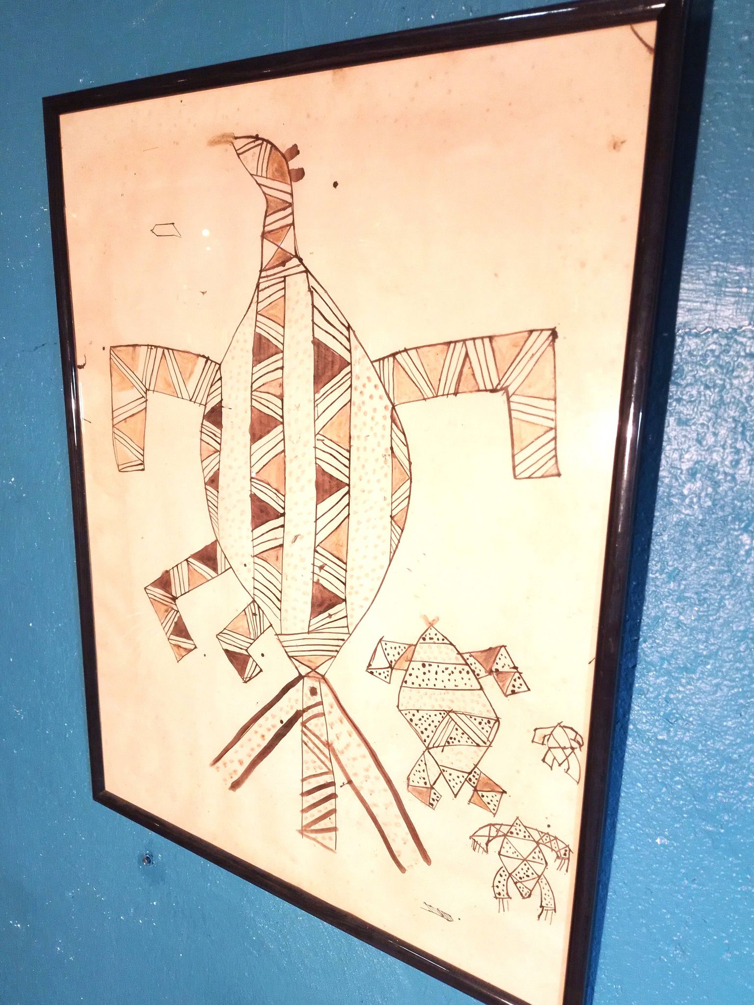 Aquarelle Guyane 1950s