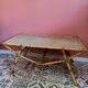 Vintage rattan coffee table