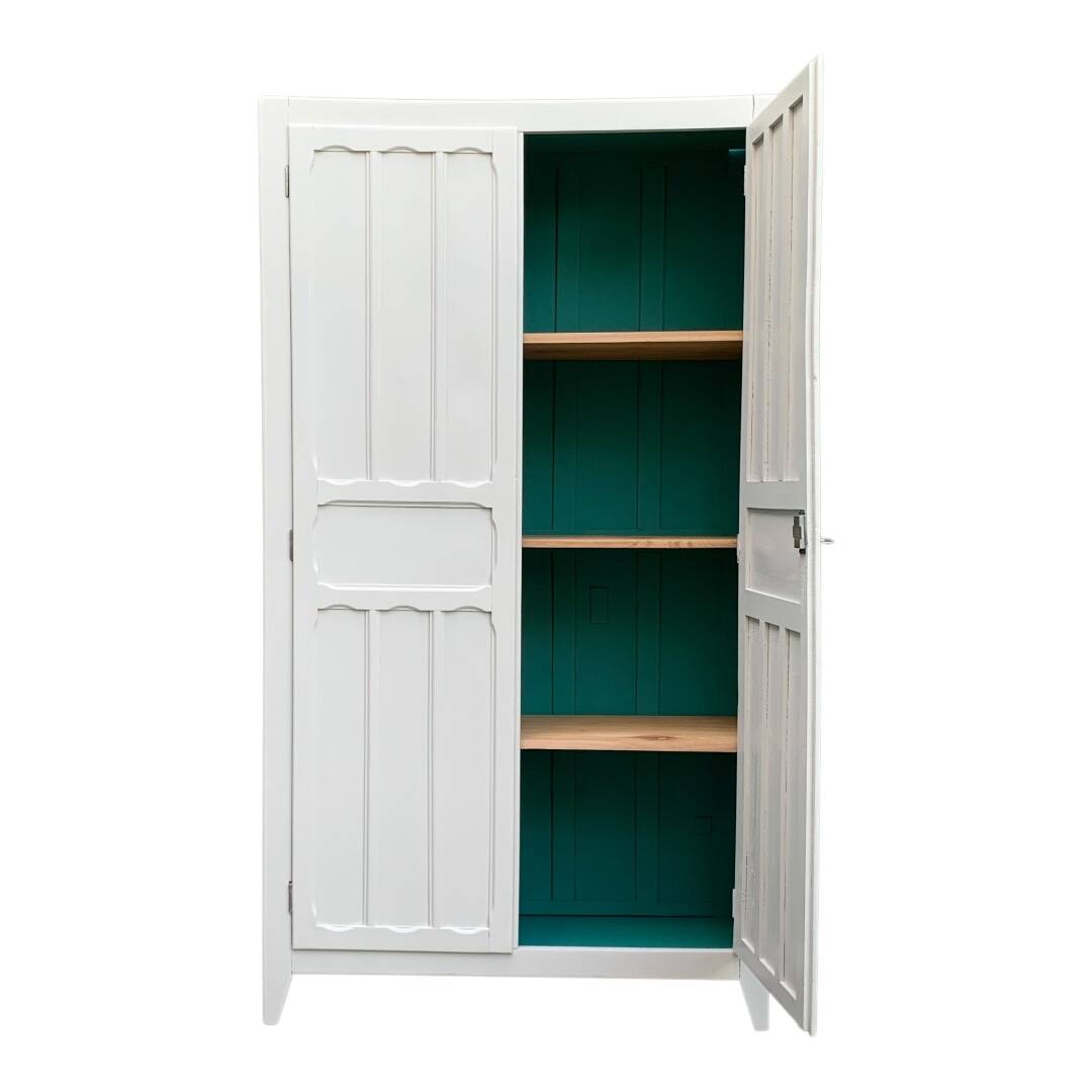 Antique Parisian paneled wardrobe, 1940