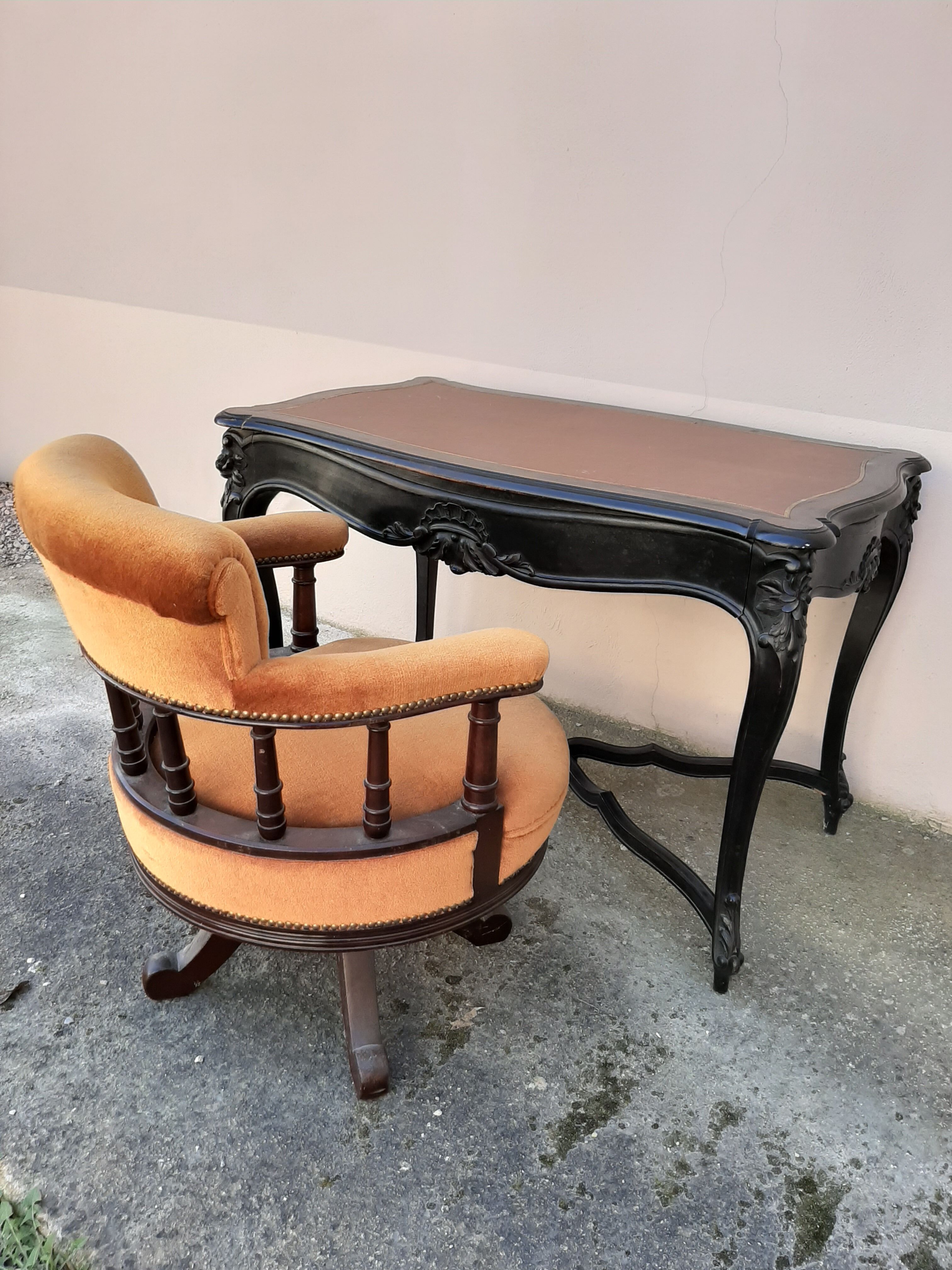 Old century office armchair 20th