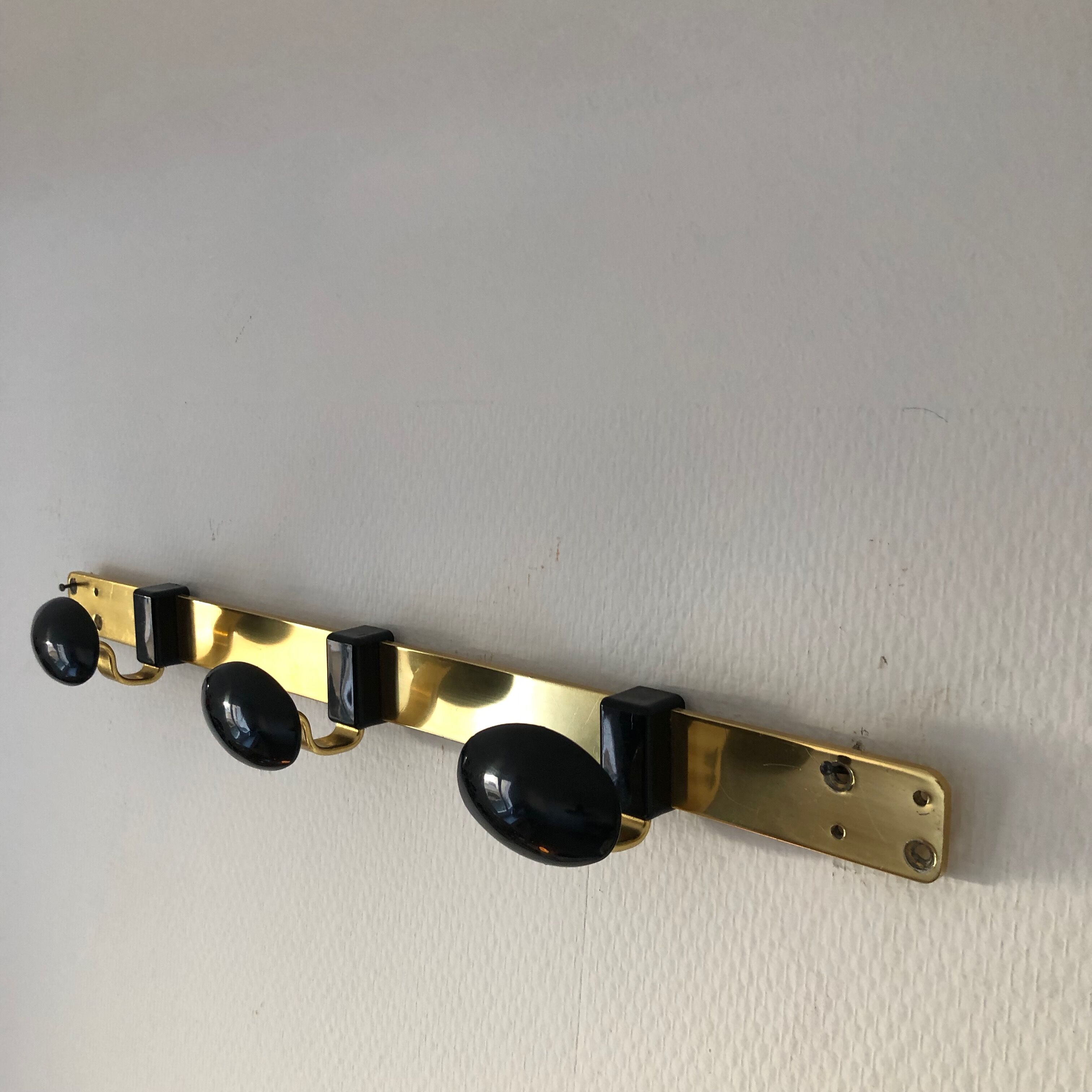 Hanger Golden 3 pegs vintage 1960