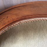 Almond green velvet convertible