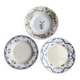 3 old crockery dishes, manufactures of St Amand, Emile Bourgeois and HB& Cie