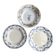 3 old crockery dishes, manufactures of St Amand, Emile Bourgeois and HB& Cie