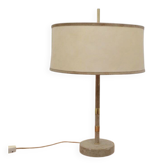 Suede table lamp, 1950s
