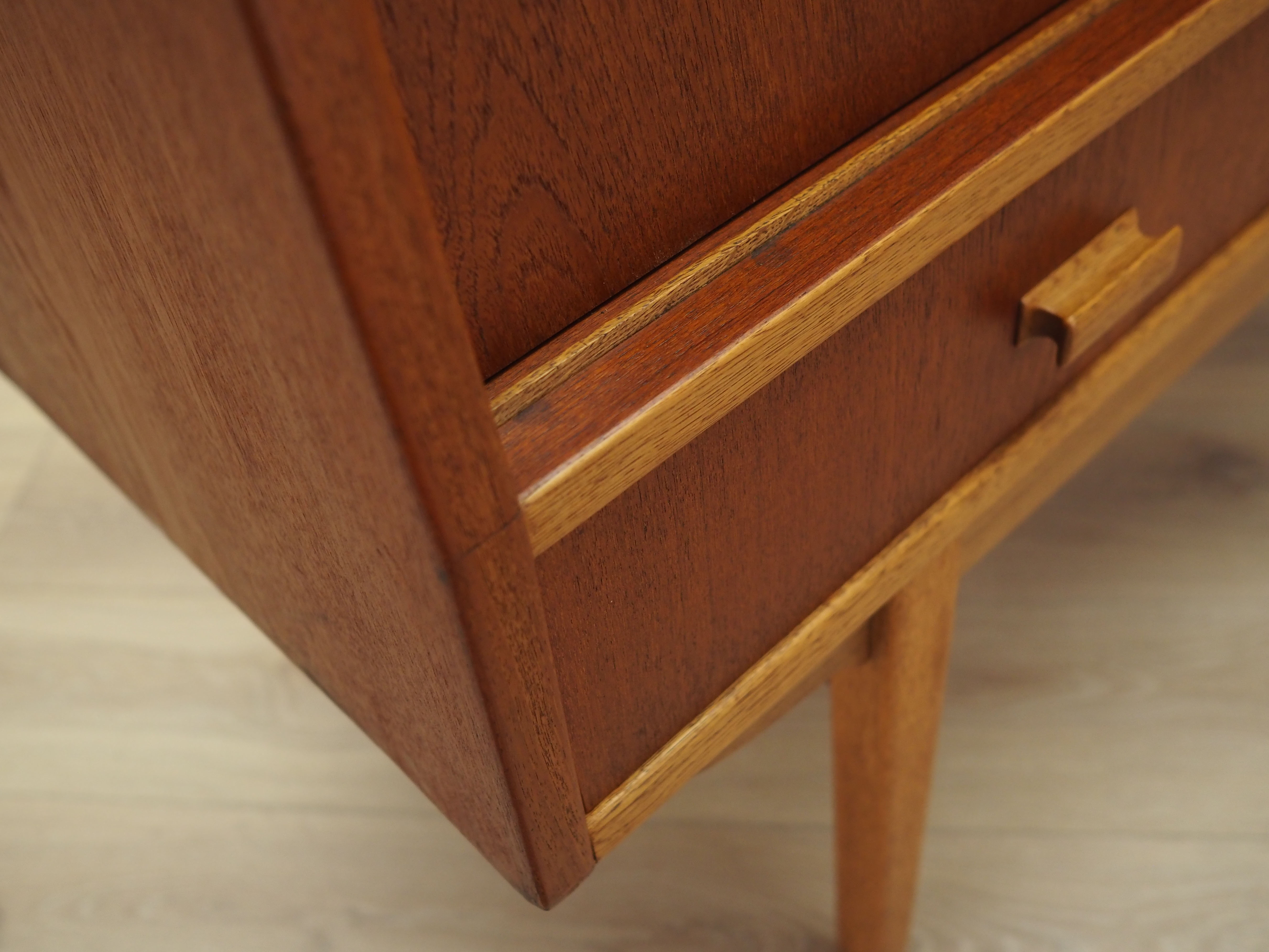 Teak highboard, Danish design, 1960s, production: Denmark