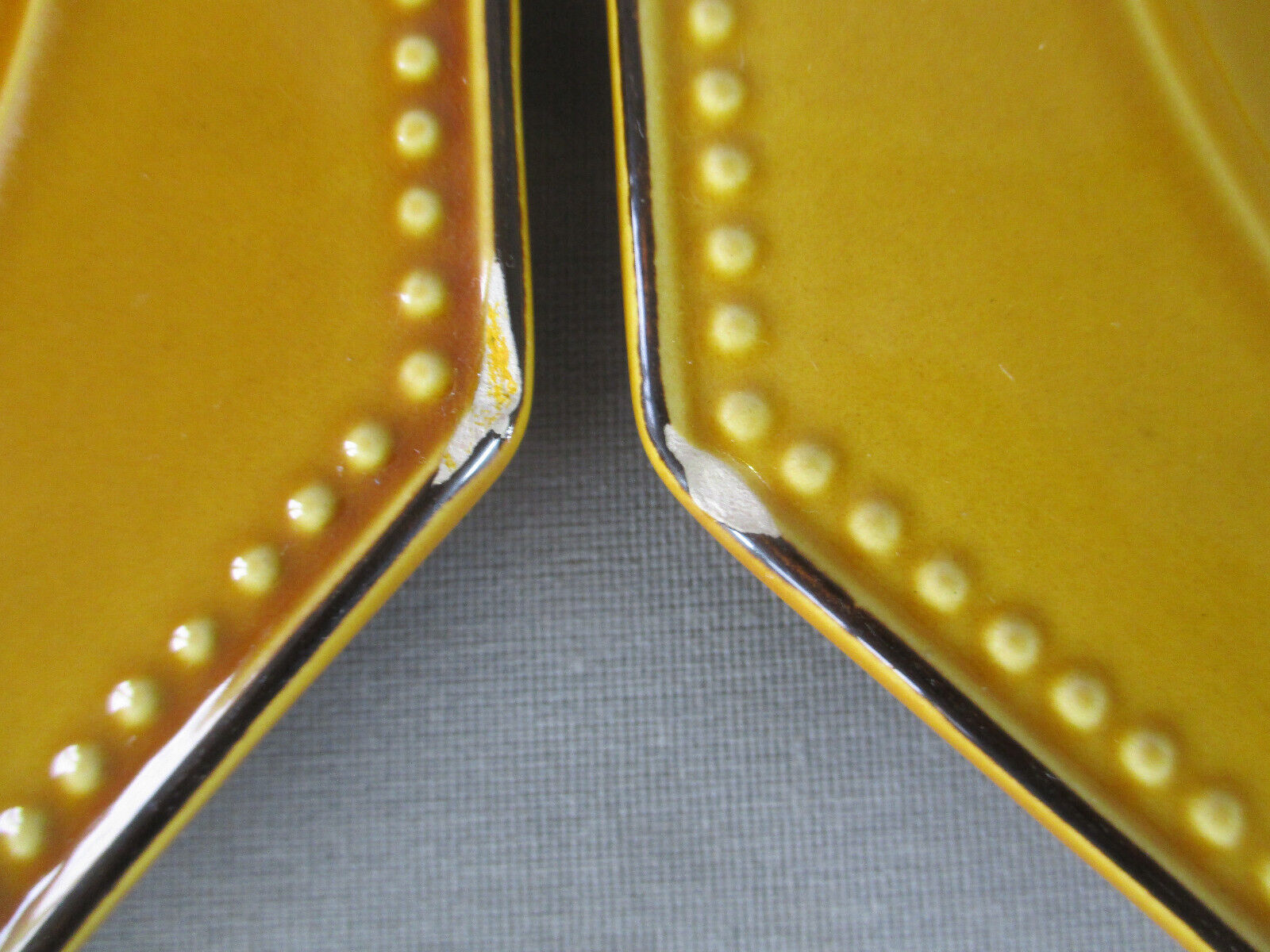 6 Poet Laval beaded octagonal plates