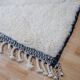 Tapis en laine pure fait main traditionnelle taille 2,5/2,5 m