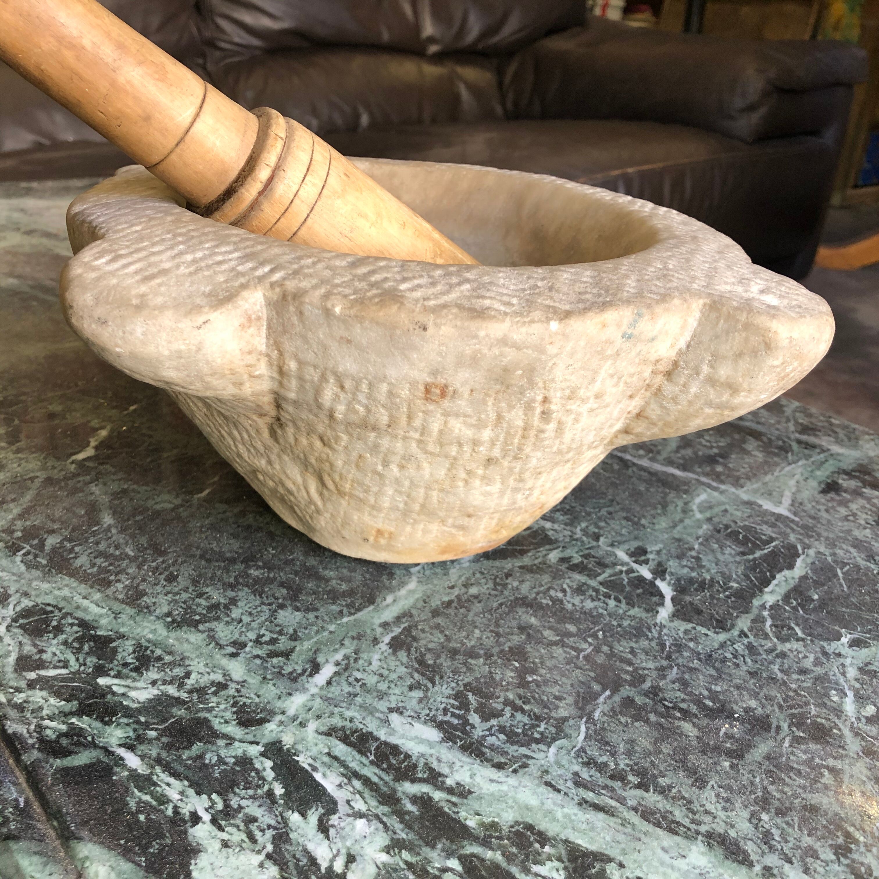 Marble mortar