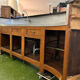 1950s bar in oak and Formica