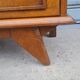Oak compass foot chest of drawers 1960
